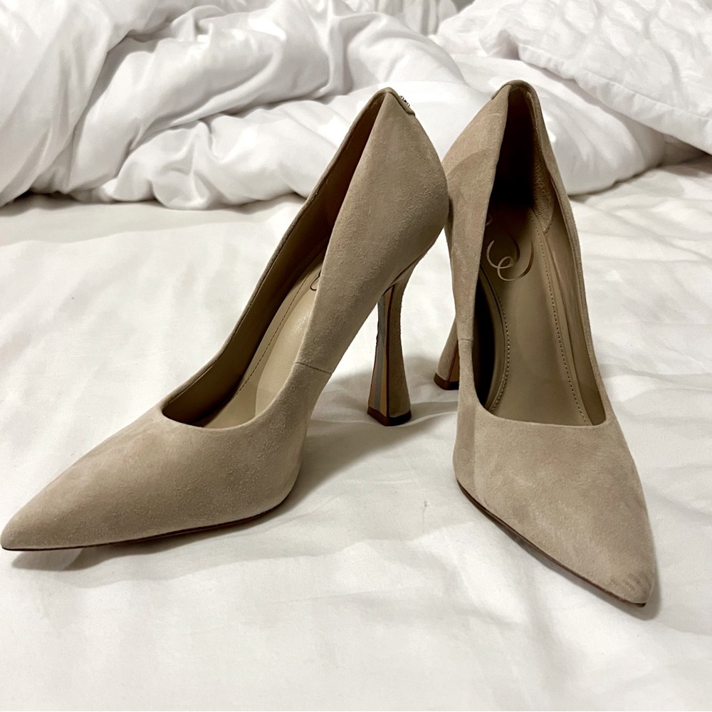 Sam Edelman Antonia Pointed Toe Pump - Cappucino